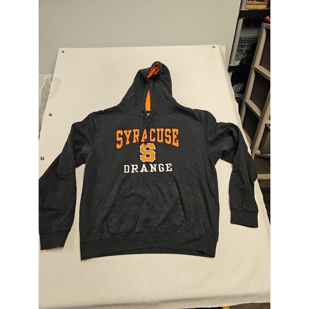 Campus Heritage Syracuse Orange Hoodie Mens XL Gray NCAA Sweatshirt Cuse Logo